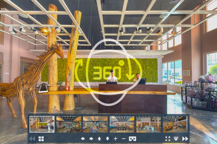 360 virtual tour furniture showroom